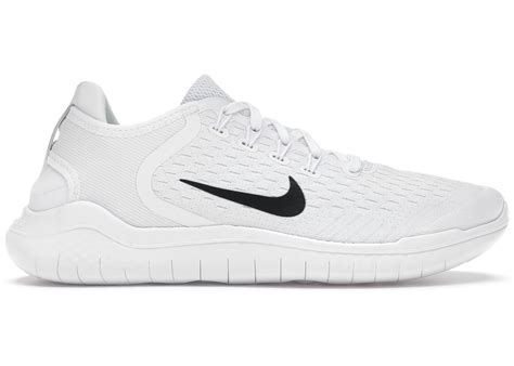 nike free rn 2018 herren weiß|rn white black nike.